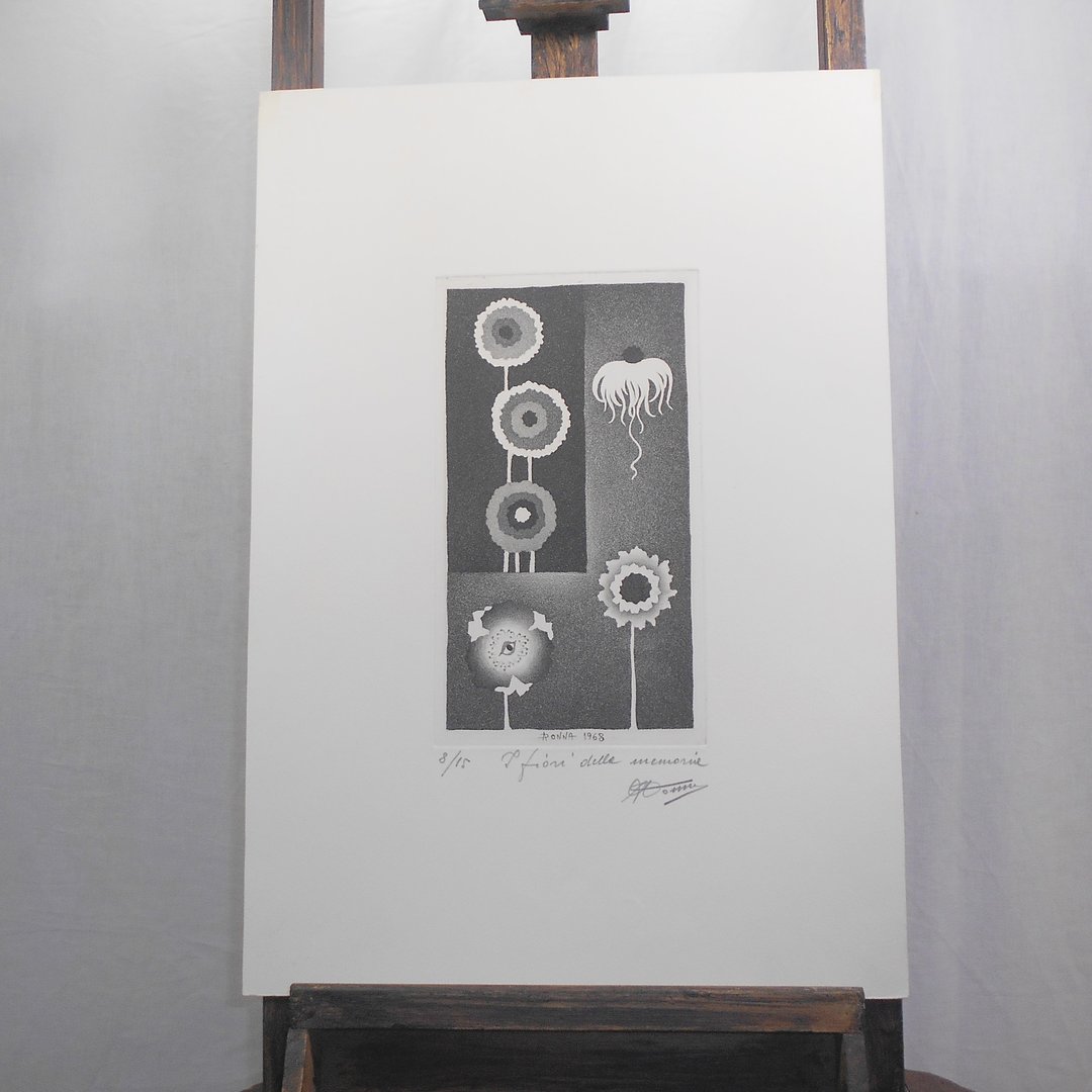 Stampa donna fiori della memoria Stampa donna fiori della memoria